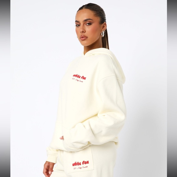 White Fox Boutique Era 8 Hoodie (Cherry Cream) - Picture 5 of 14